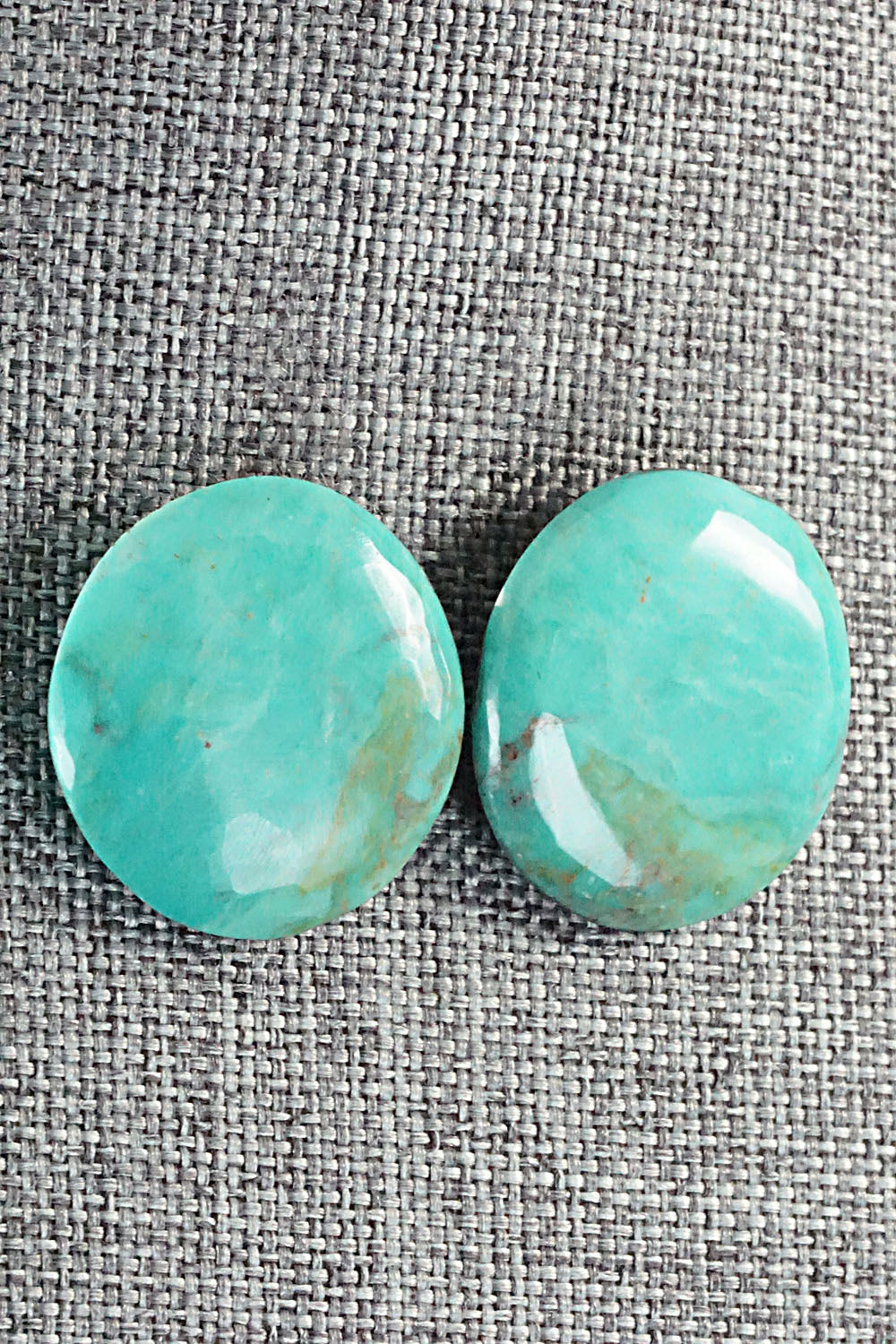 Turquoise & Sterling Silver Earrings - Joe & Joann Garcia