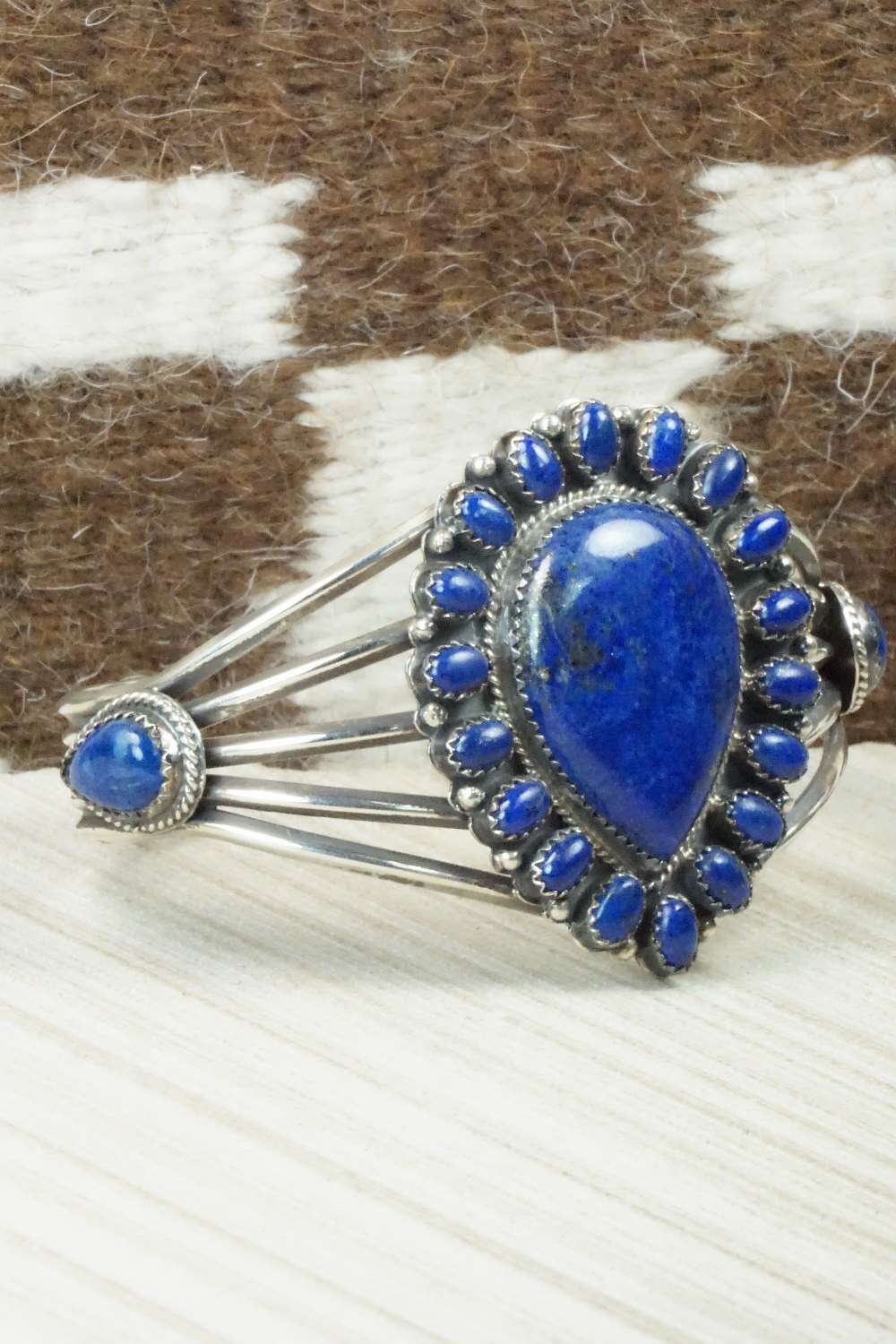 Lapis & Sterling Silver Bracelet - Navajo