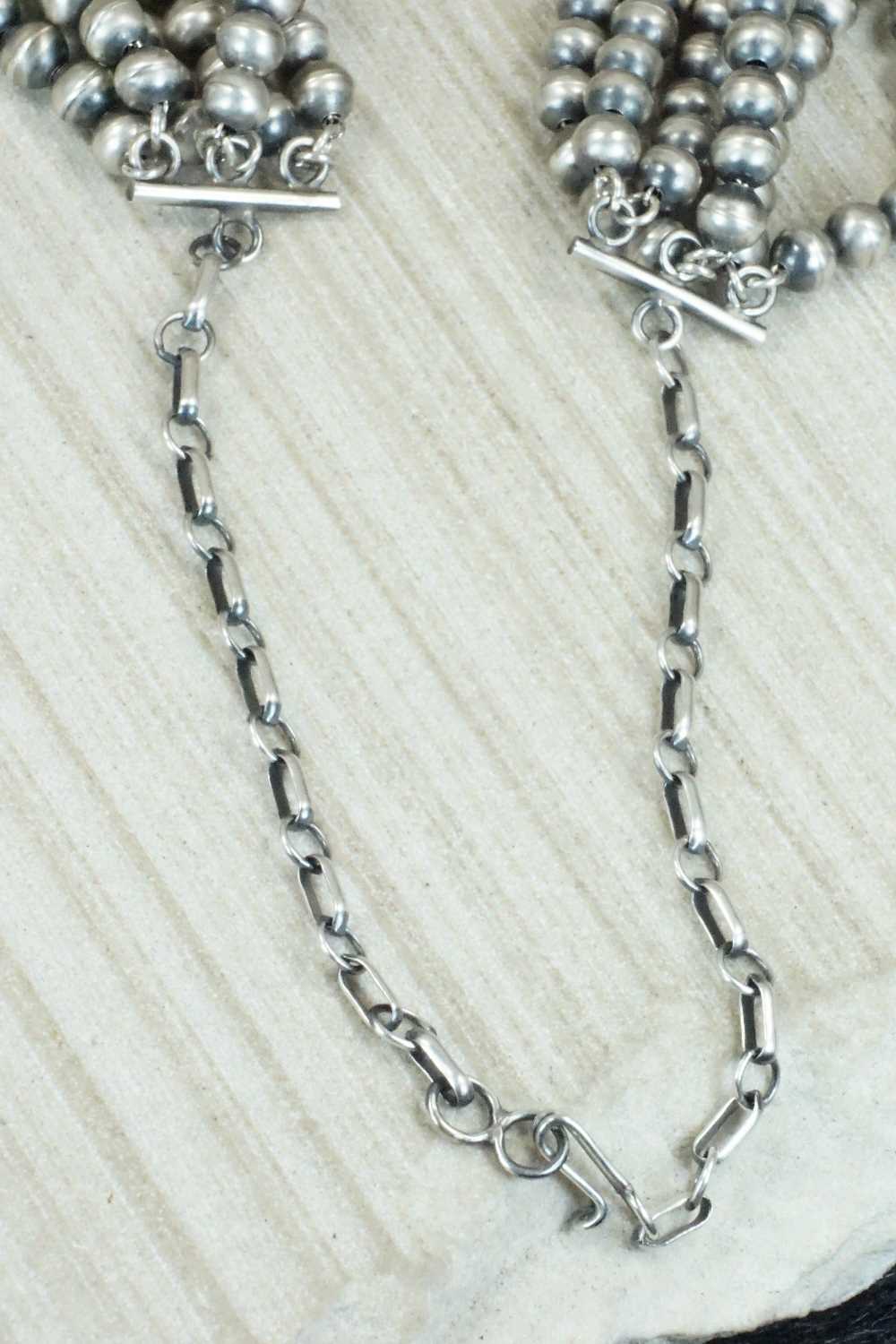 Sterling Silver Navajo Pearl Necklace - Jan Mariano