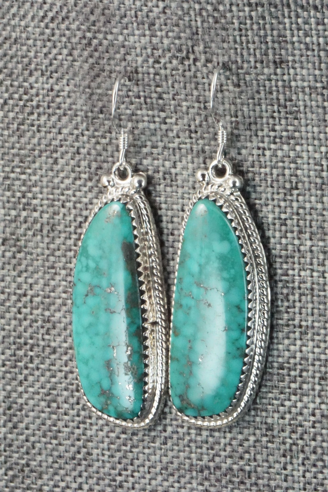 Turquoise & Sterling Silver Earrings - Sharon McCarthy