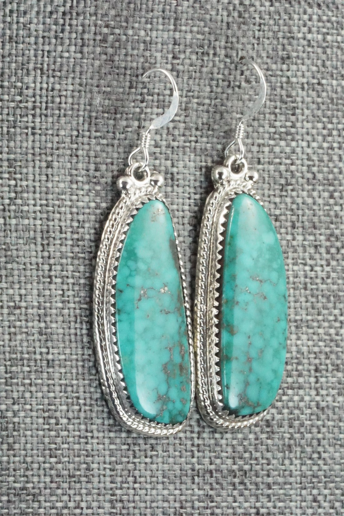 Turquoise & Sterling Silver Earrings - Sharon McCarthy
