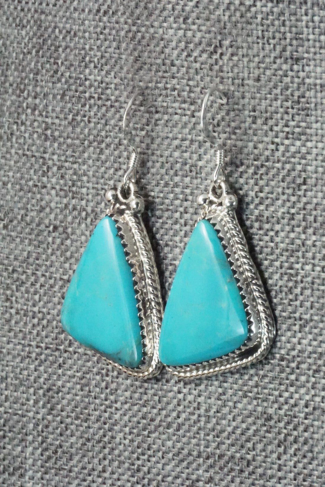Turquoise & Sterling Silver Earrings - Sharon McCarthy