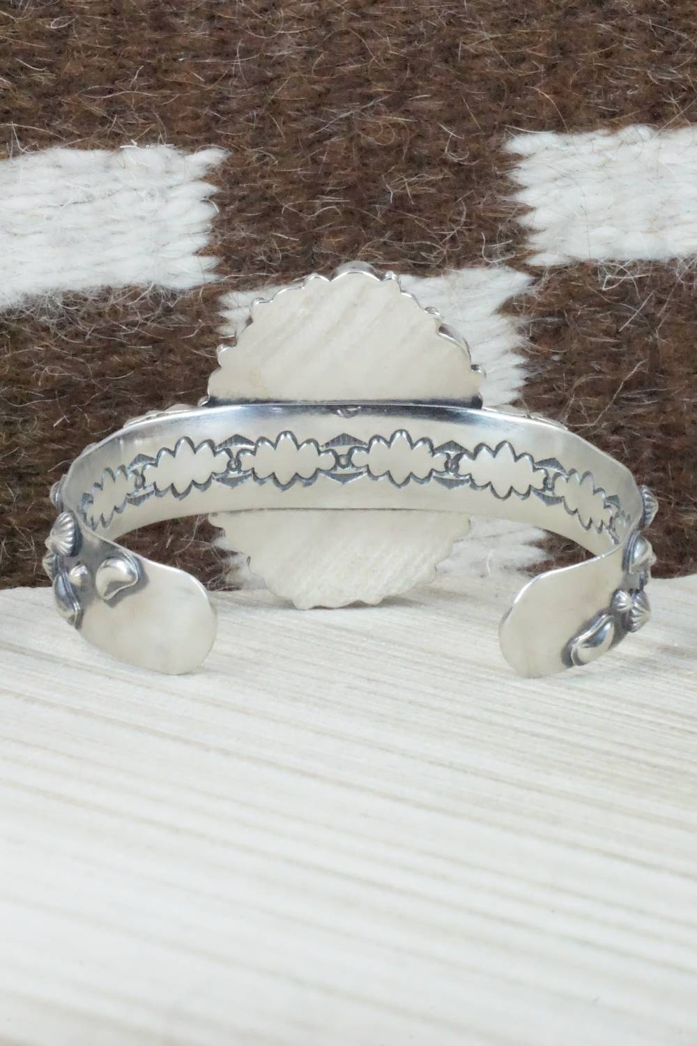 Turquoise & Sterling Silver Bracelet - Navajo