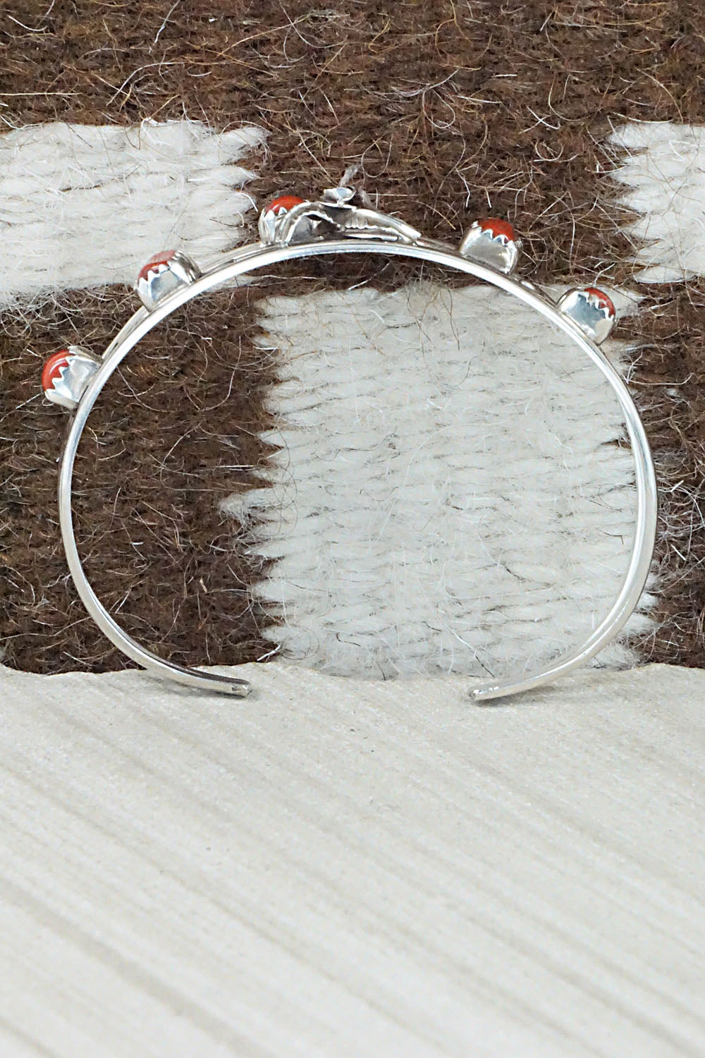 Coral & Sterling Silver Bracelet - Max Calladitto