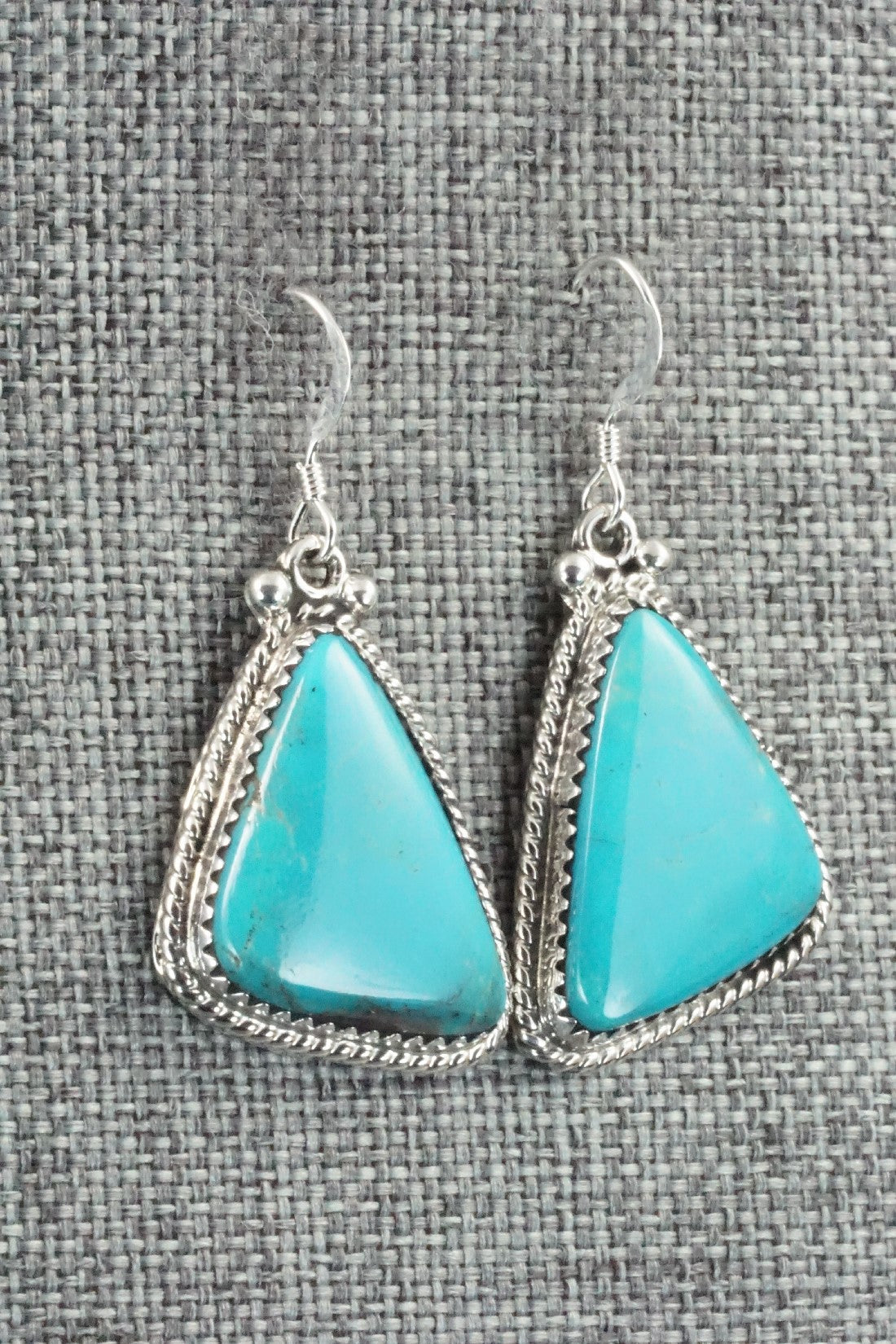 Turquoise & Sterling Silver Earrings - Sharon McCarthy