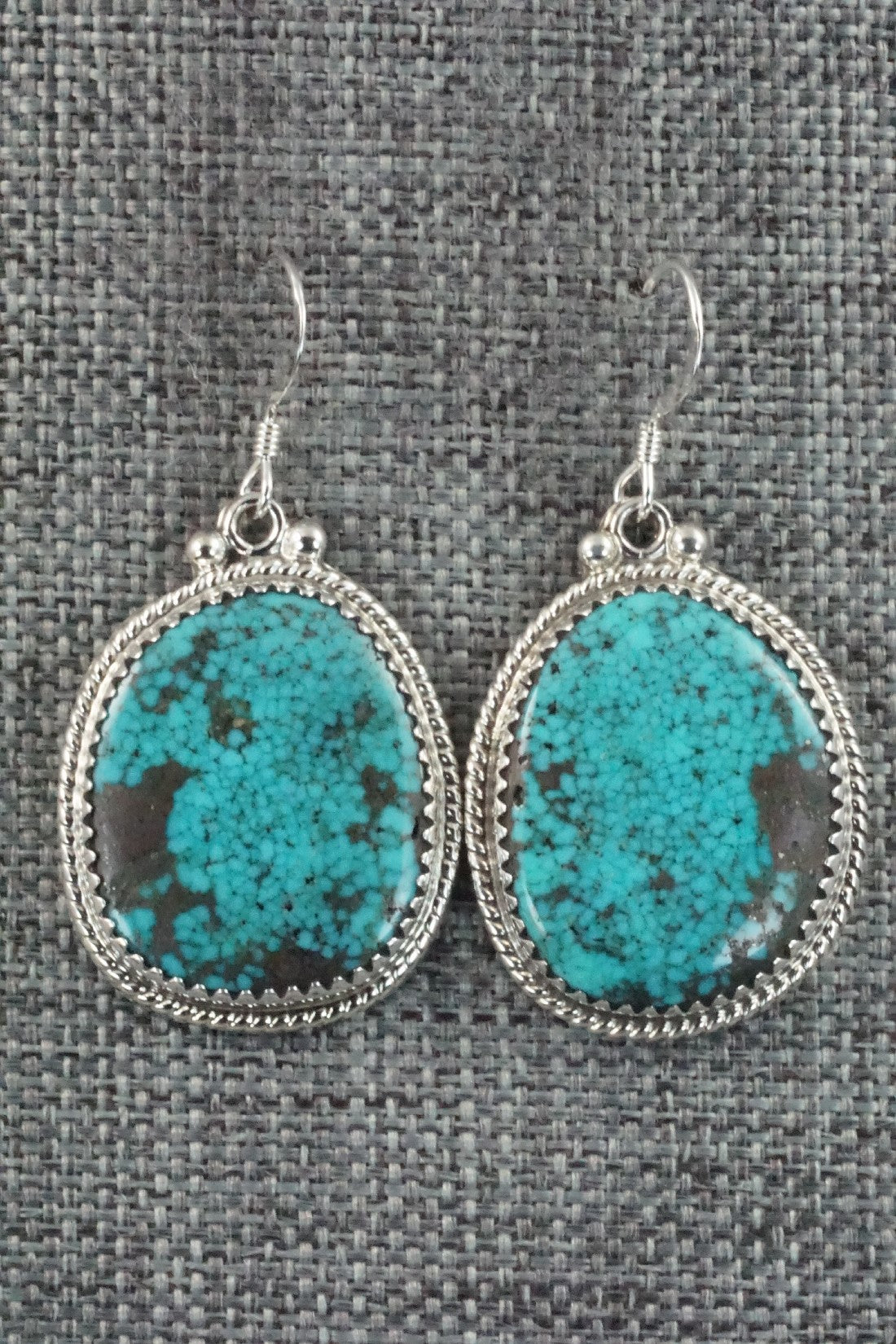 Turquoise & Sterling Silver Earrings - Sharon McCarthy