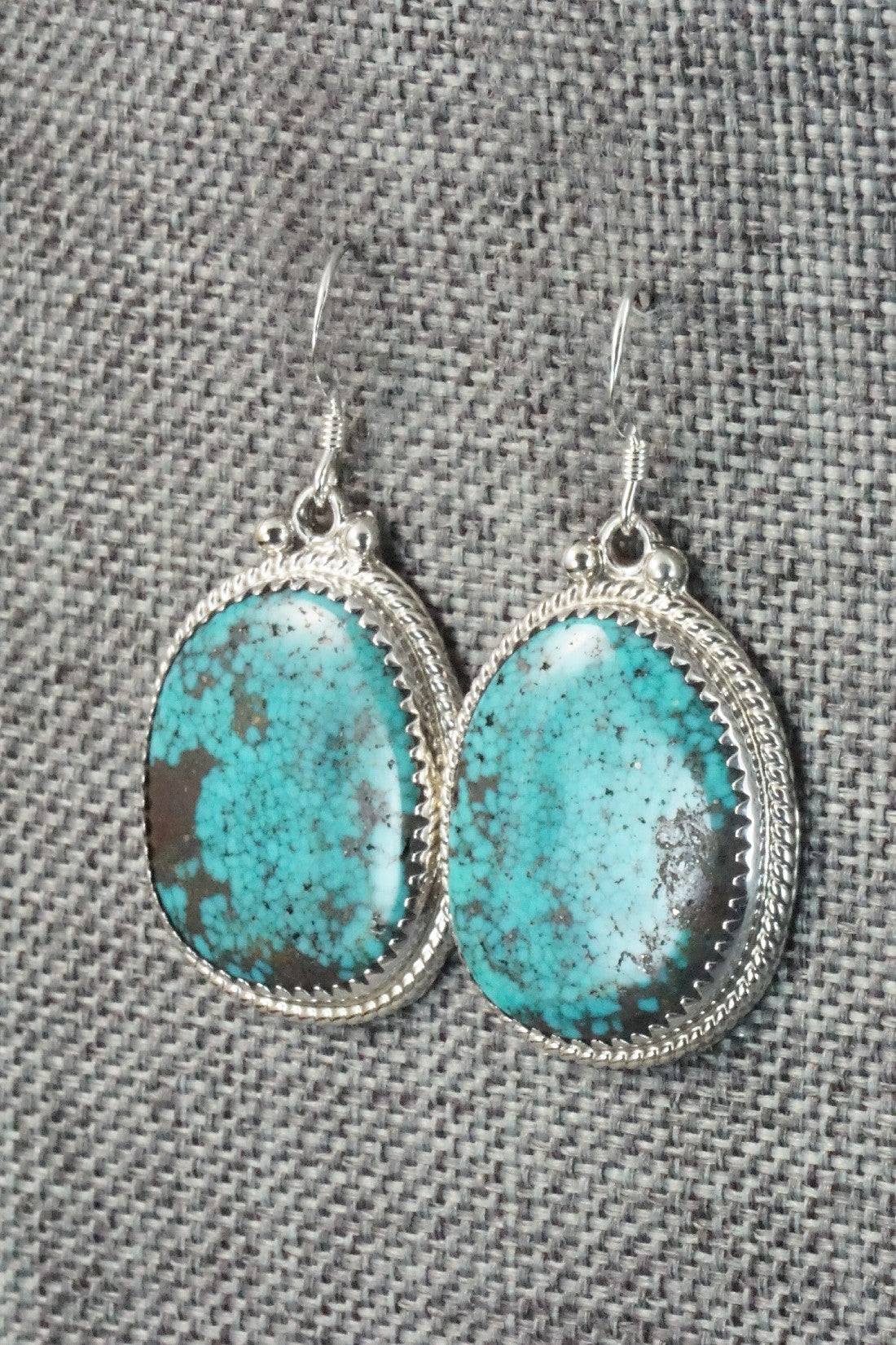 Turquoise & Sterling Silver Earrings - Sharon McCarthy