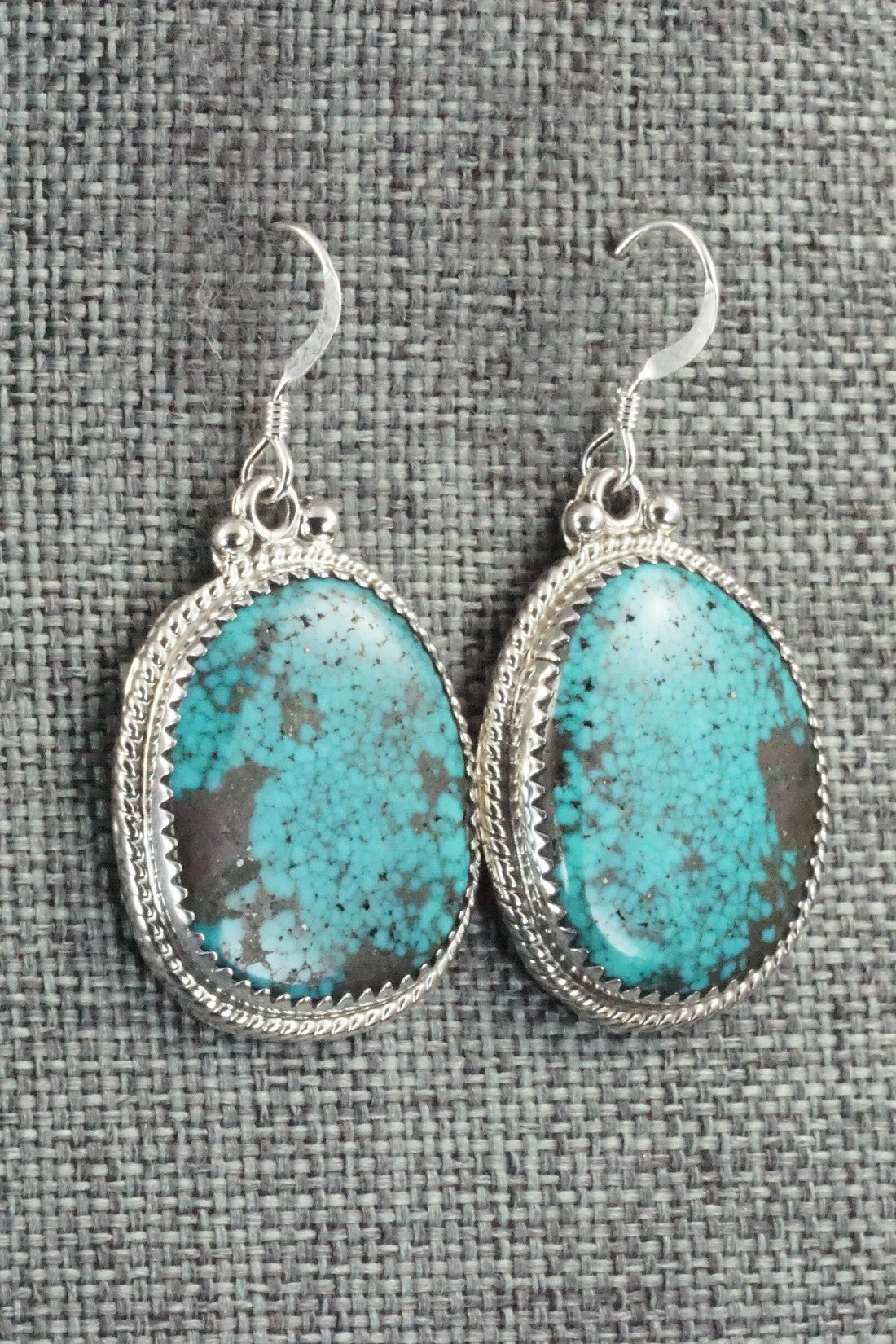 Turquoise & Sterling Silver Earrings - Sharon McCarthy