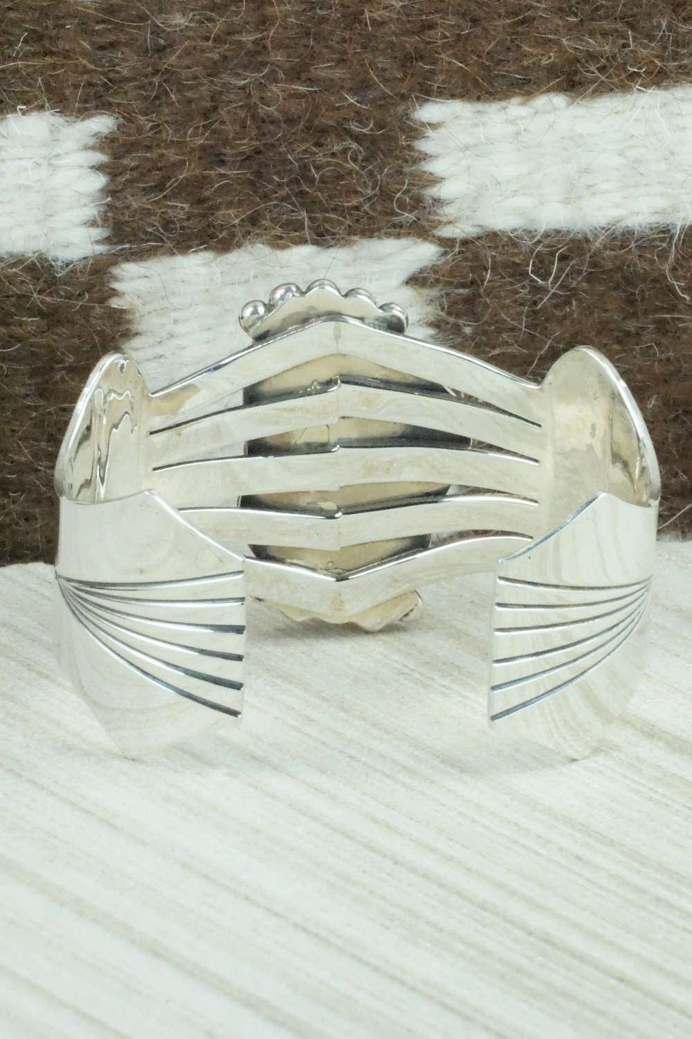 Turquoise & Sterling Silver Bracelet - Navajo