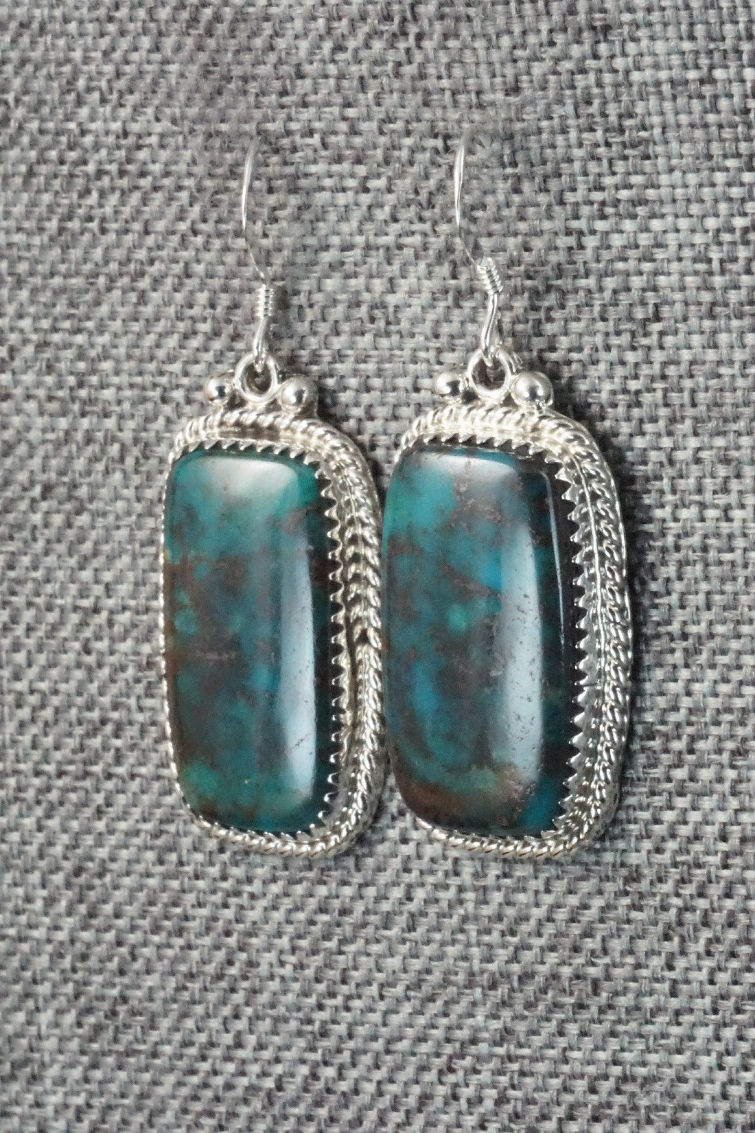 Turquoise & Sterling Silver Earrings - Sharon McCarthy
