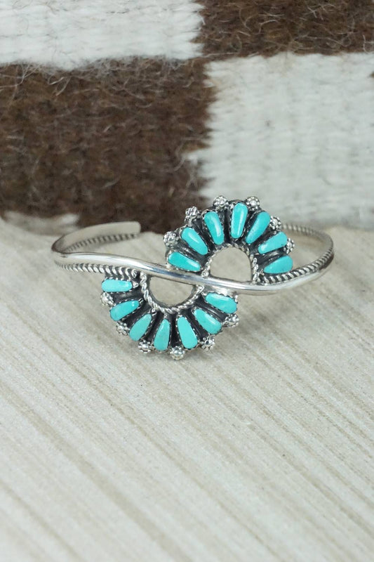 Turquoise & Sterling Silver Bracelet - Jean Paisano