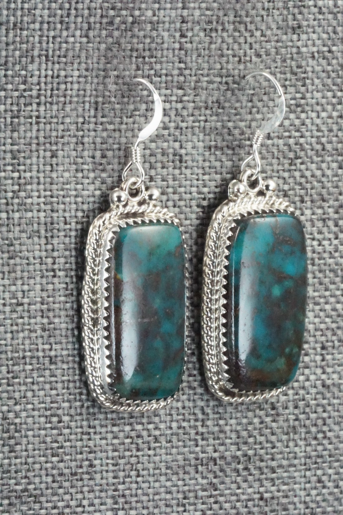 Turquoise & Sterling Silver Earrings - Sharon McCarthy