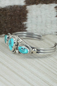 Turquoise & Sterling Silver Bracelet - James Shay