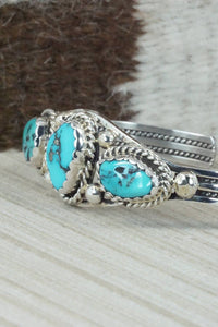 Turquoise & Sterling Silver Bracelet - James Shay