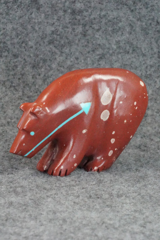 Bear Zuni Fetish Carving - Andres Quandelacy