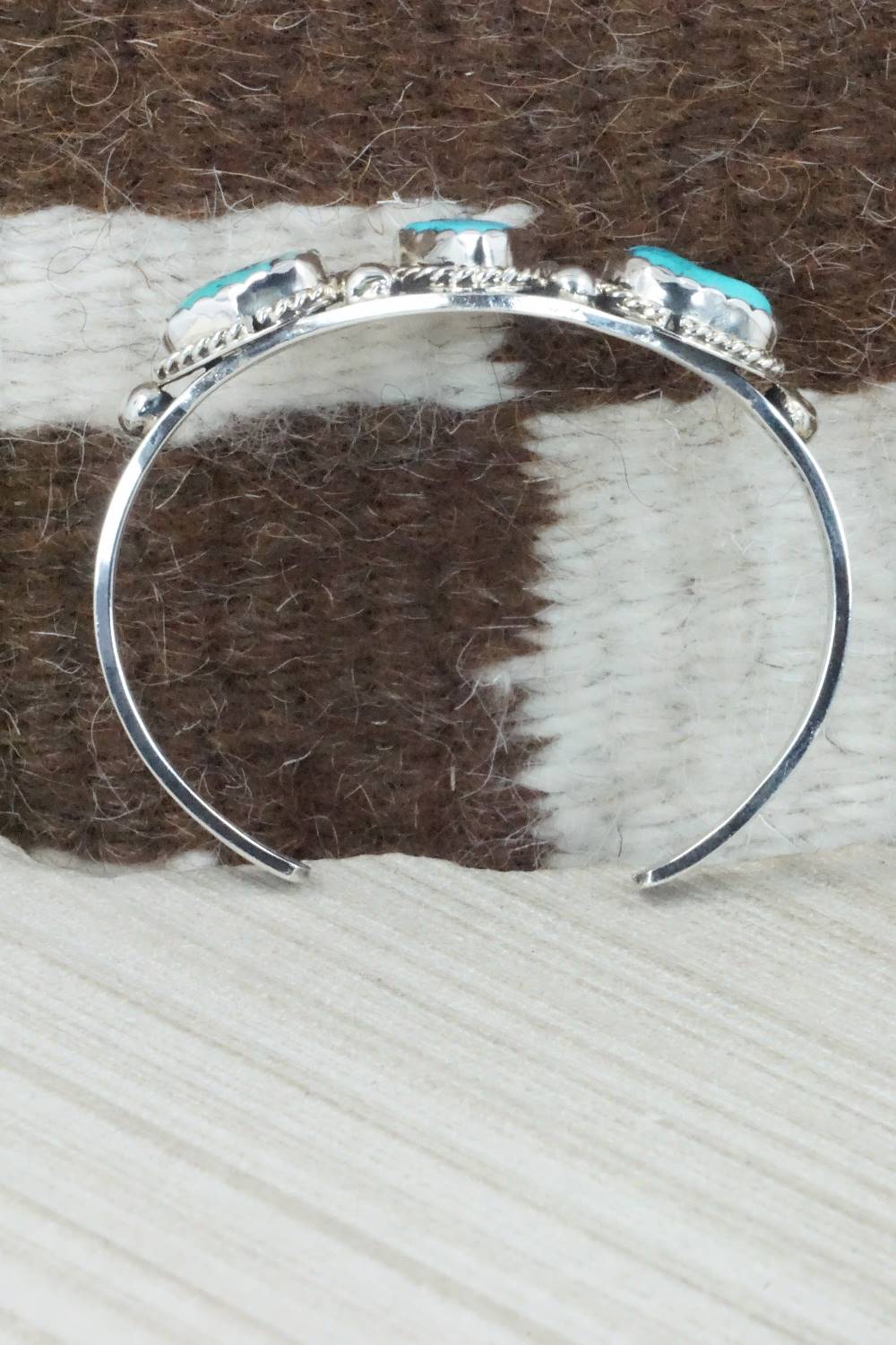 Turquoise & Sterling Silver Bracelet - James Shay