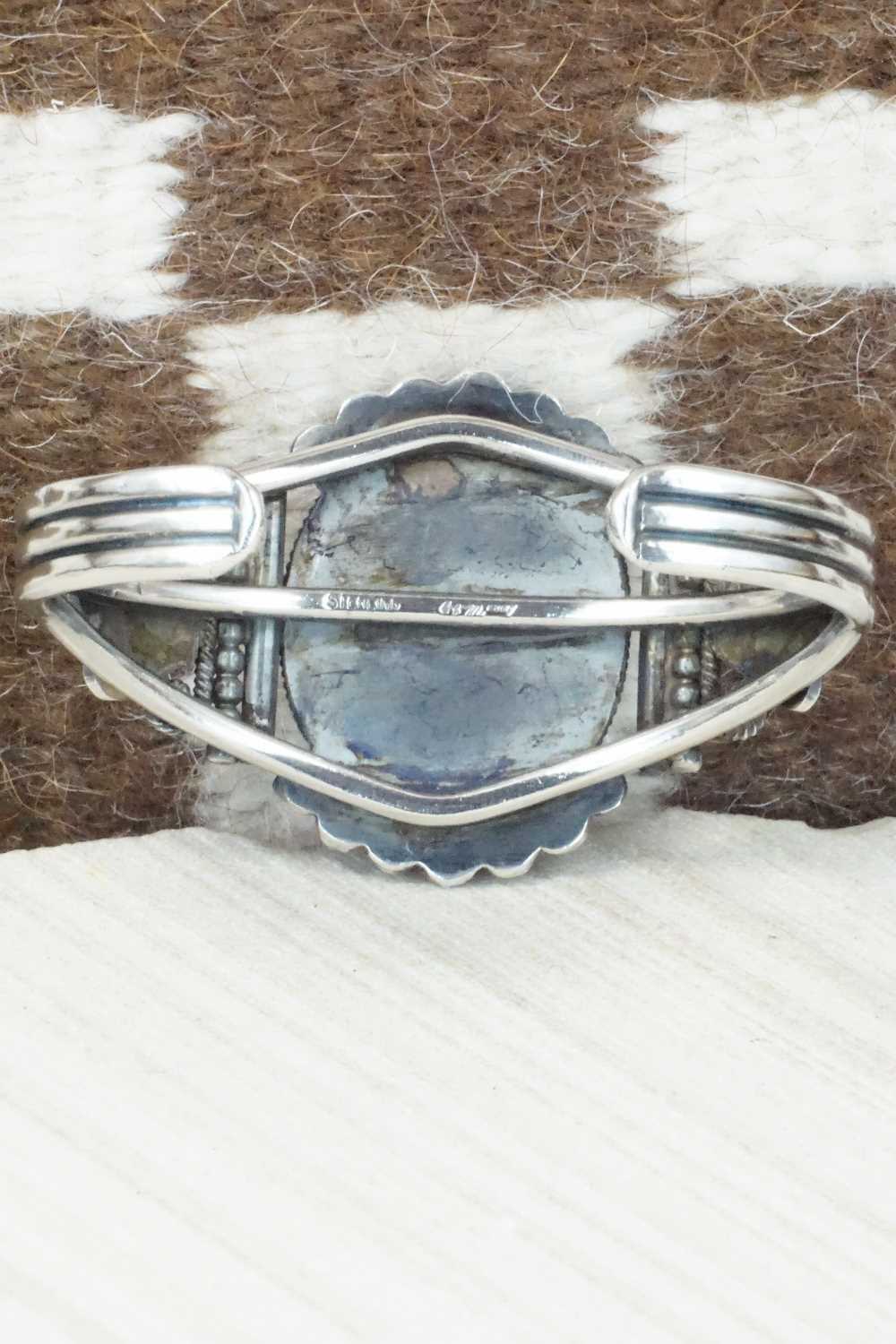 Turquoise & Sterling Silver Bracelet - Leon Martinez