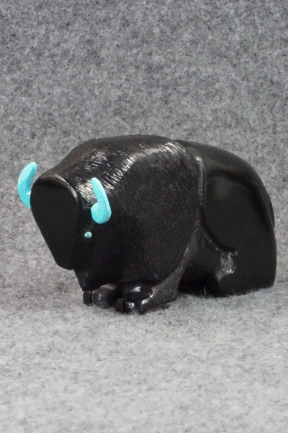 Buffalo Zuni Fetish Carving - Mike Tucson