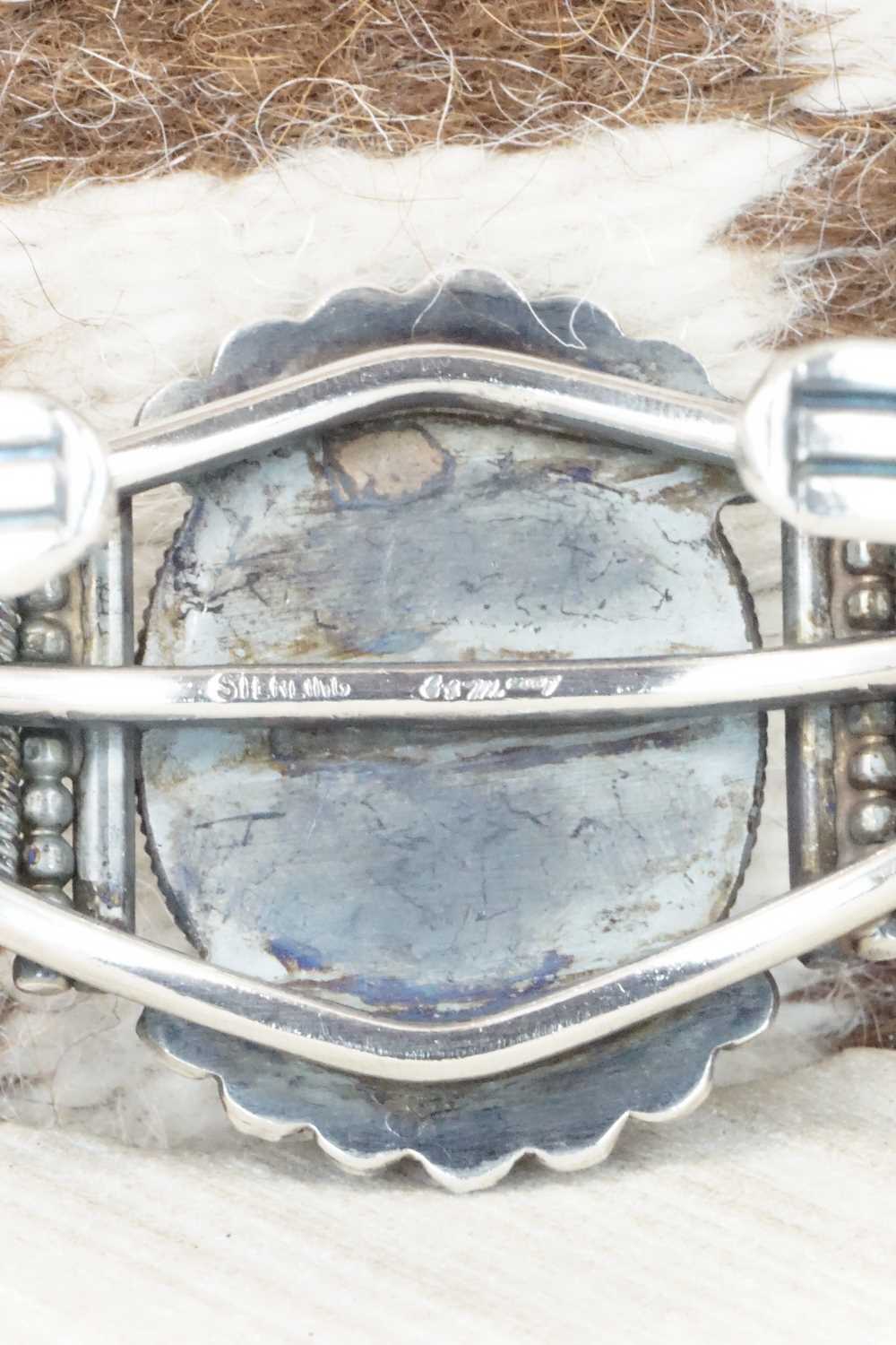 Turquoise & Sterling Silver Bracelet - Leon Martinez