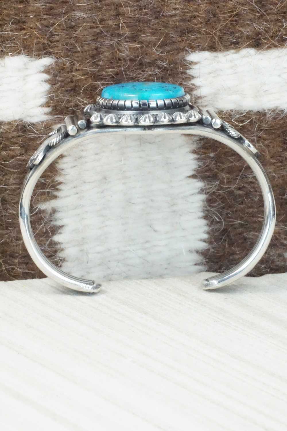 Turquoise & Sterling Silver Bracelet - Leon Martinez