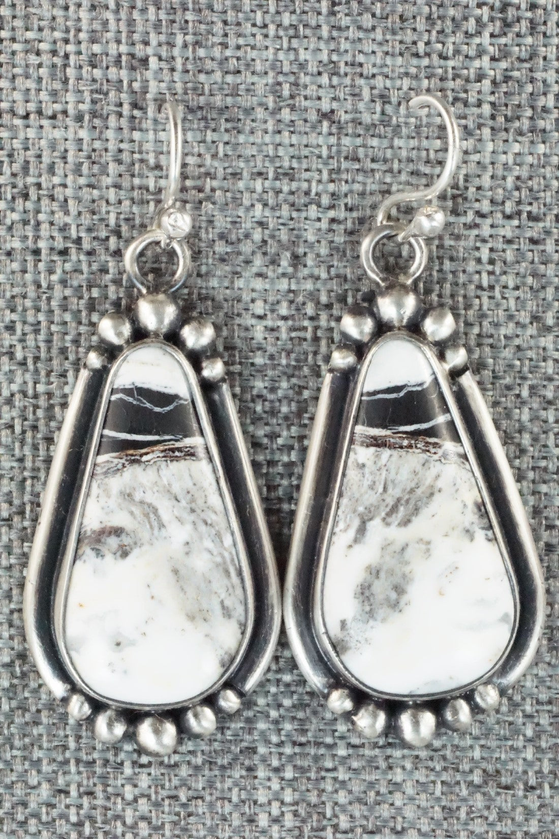 White Buffalo & Sterling Silver Chain Necklace Set - Angela Martin
