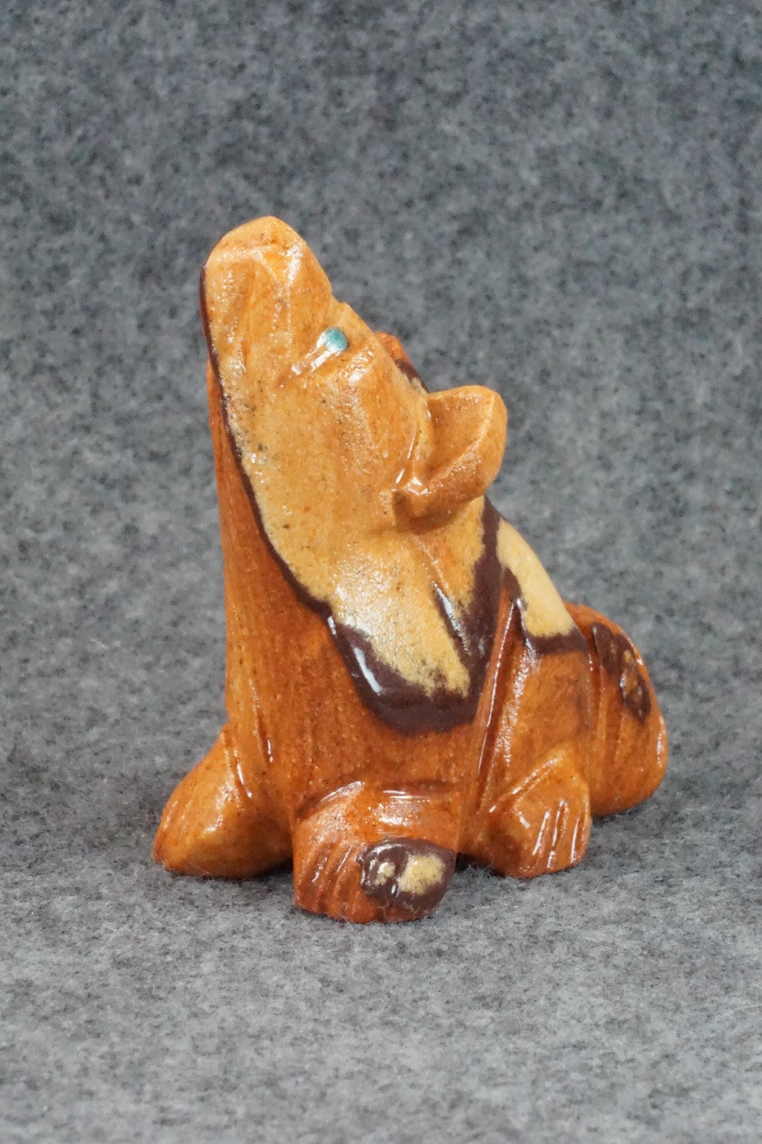 Wolf Zuni Fetish Carving - Louise Ponchuella