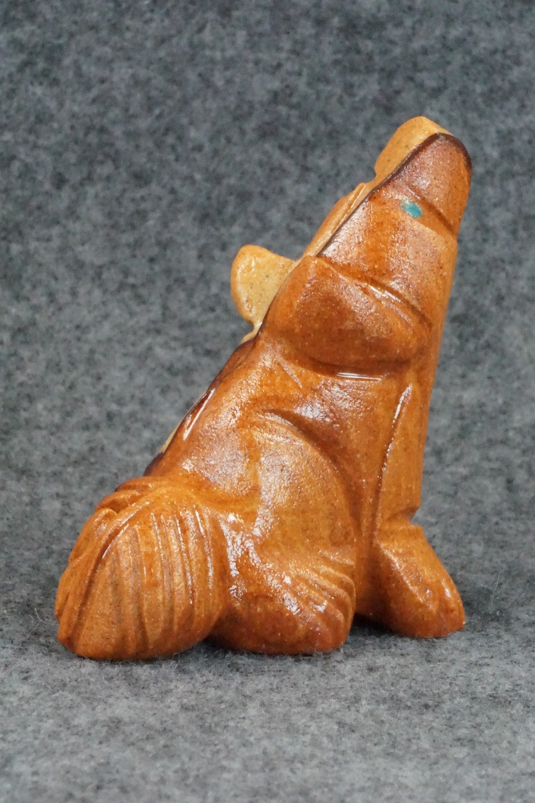 Wolf Zuni Fetish Carving - Louise Ponchuella