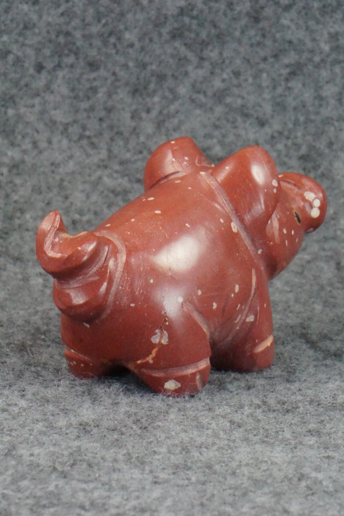 Pig Zuni Fetish Carving - Louise Ponchuella