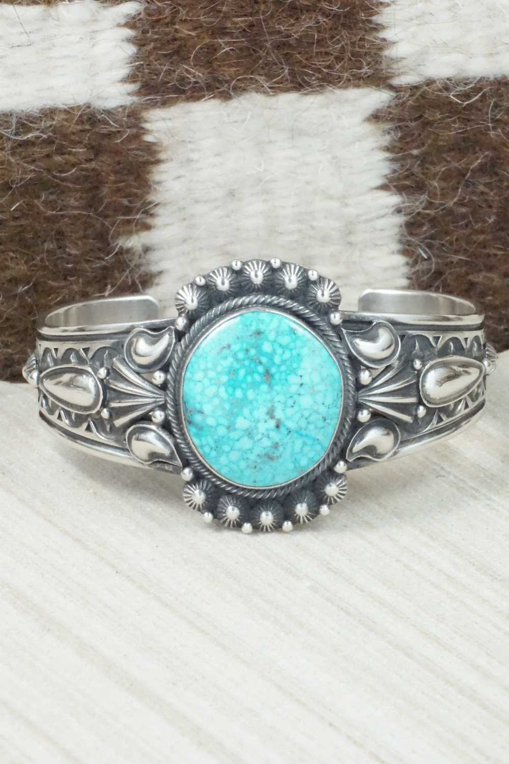 Turquoise & Sterling Silver Bracelet - Derrick Gordon