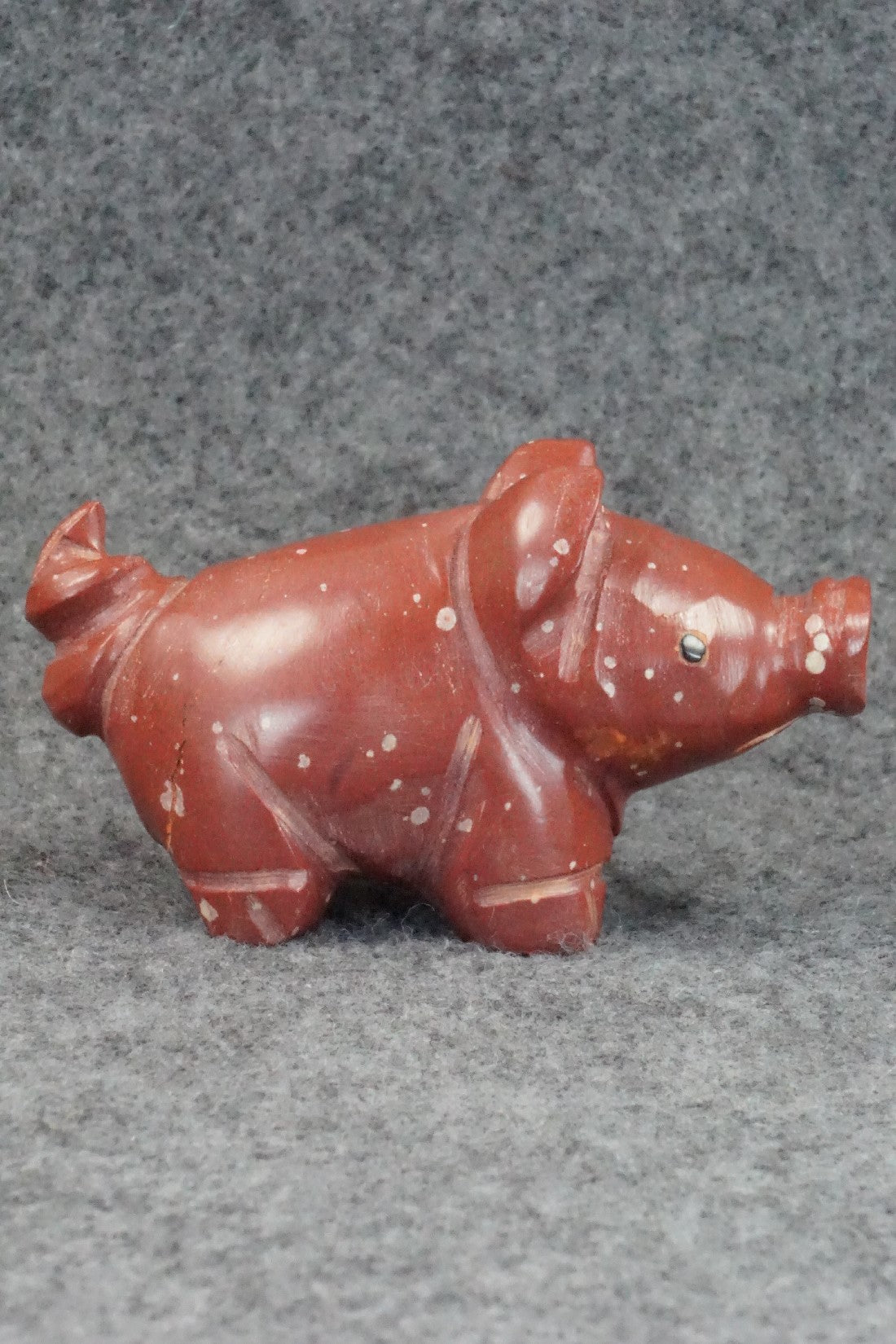 Pig Zuni Fetish Carving - Louise Ponchuella