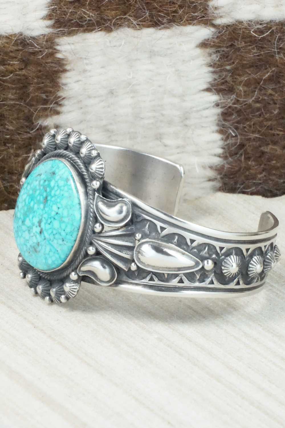 Turquoise & Sterling Silver Bracelet - Derrick Gordon
