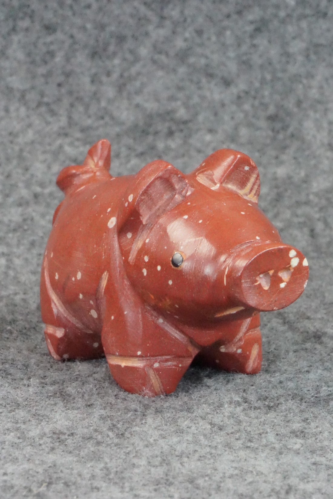 Pig Zuni Fetish Carving - Louise Ponchuella