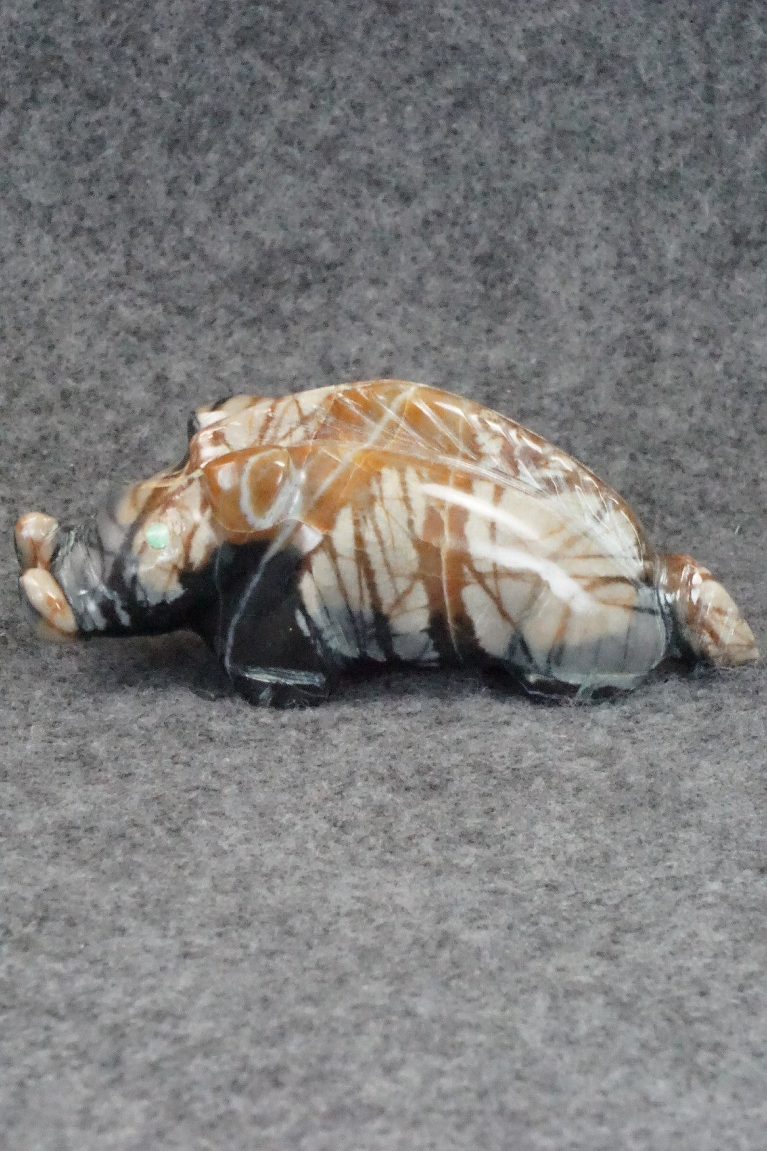 Hog Zuni Fetish Carving - Louise Ponchuella