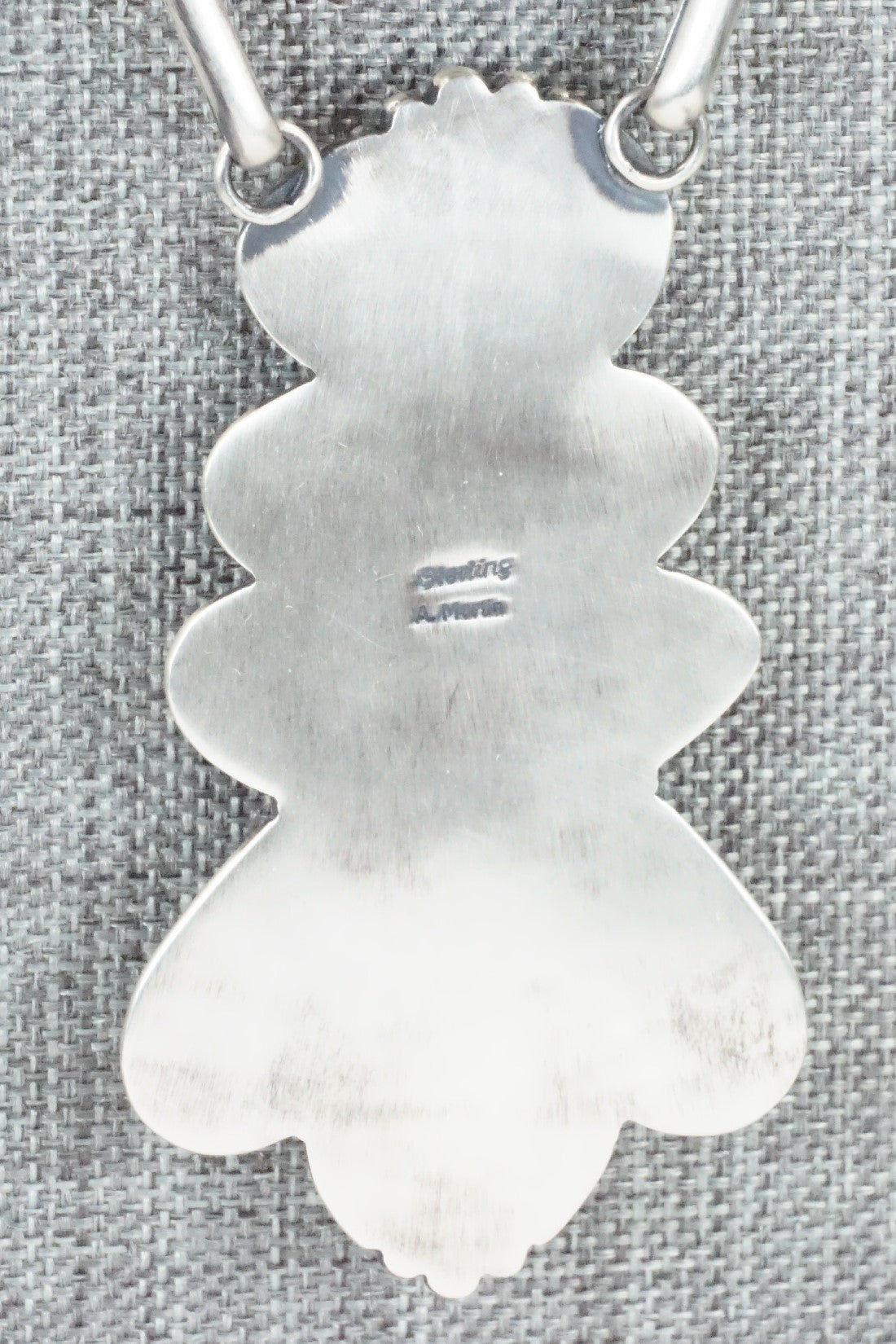 White Buffalo & Sterling Silver Chain Necklace Set - Angela Martin