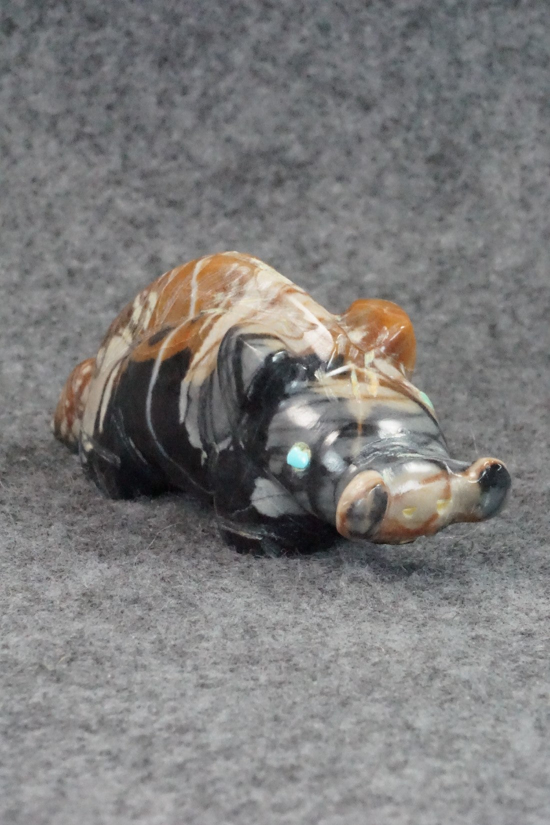 Hog Zuni Fetish Carving - Louise Ponchuella