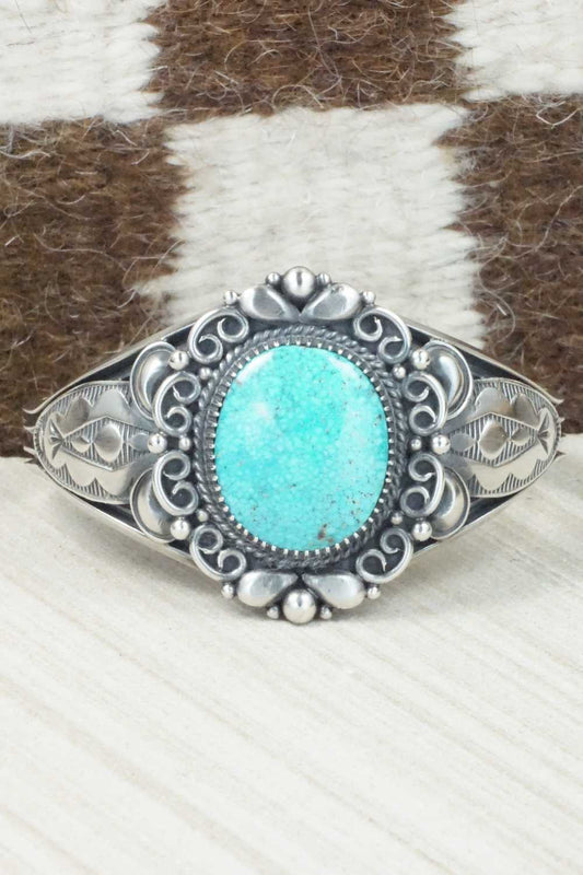 Turquoise & Sterling Silver Bracelet - Derrick Gordon