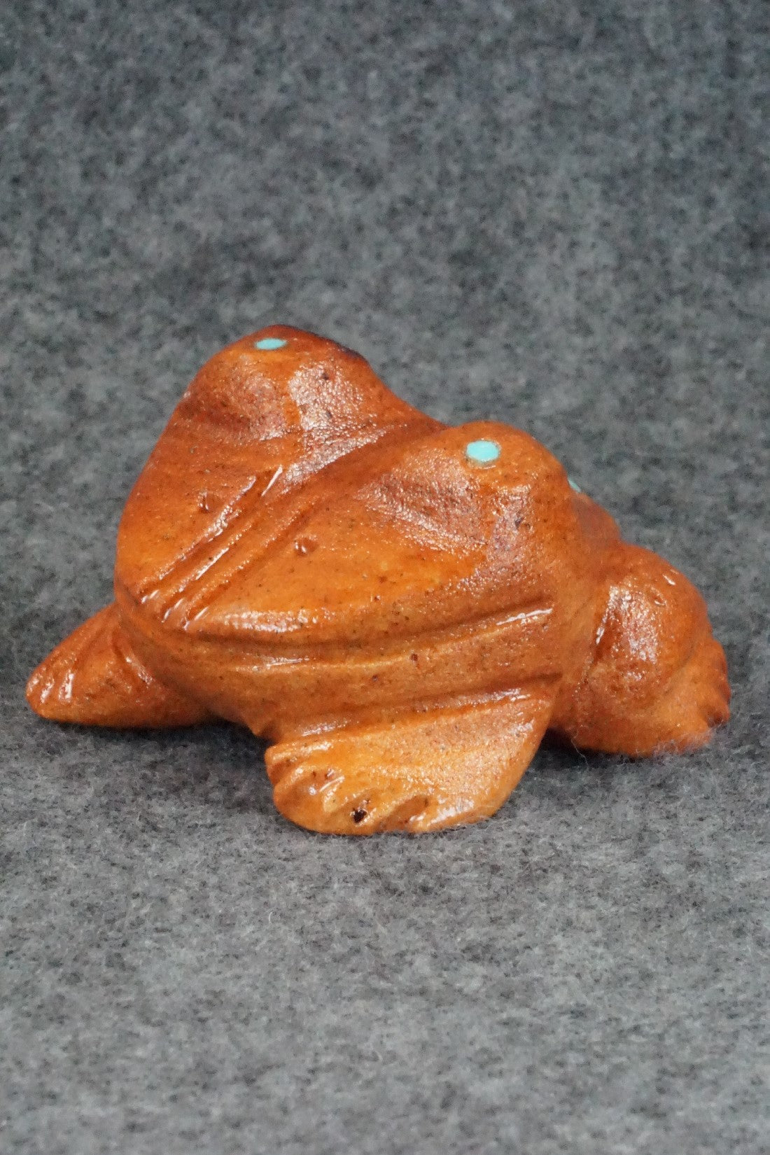 Frog Zuni Fetish Carving - Louise Ponchuella