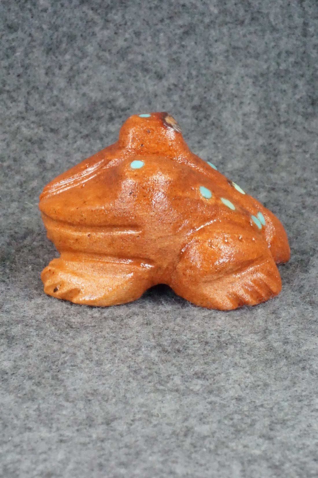 Frog Zuni Fetish Carving - Louise Ponchuella