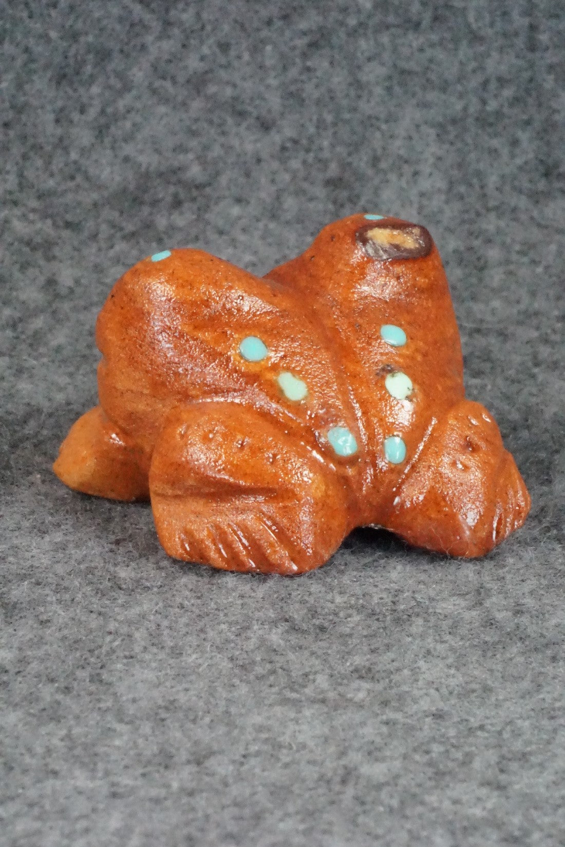 Frog Zuni Fetish Carving - Louise Ponchuella