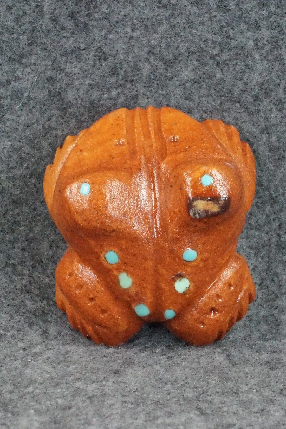 Frog Zuni Fetish Carving - Louise Ponchuella