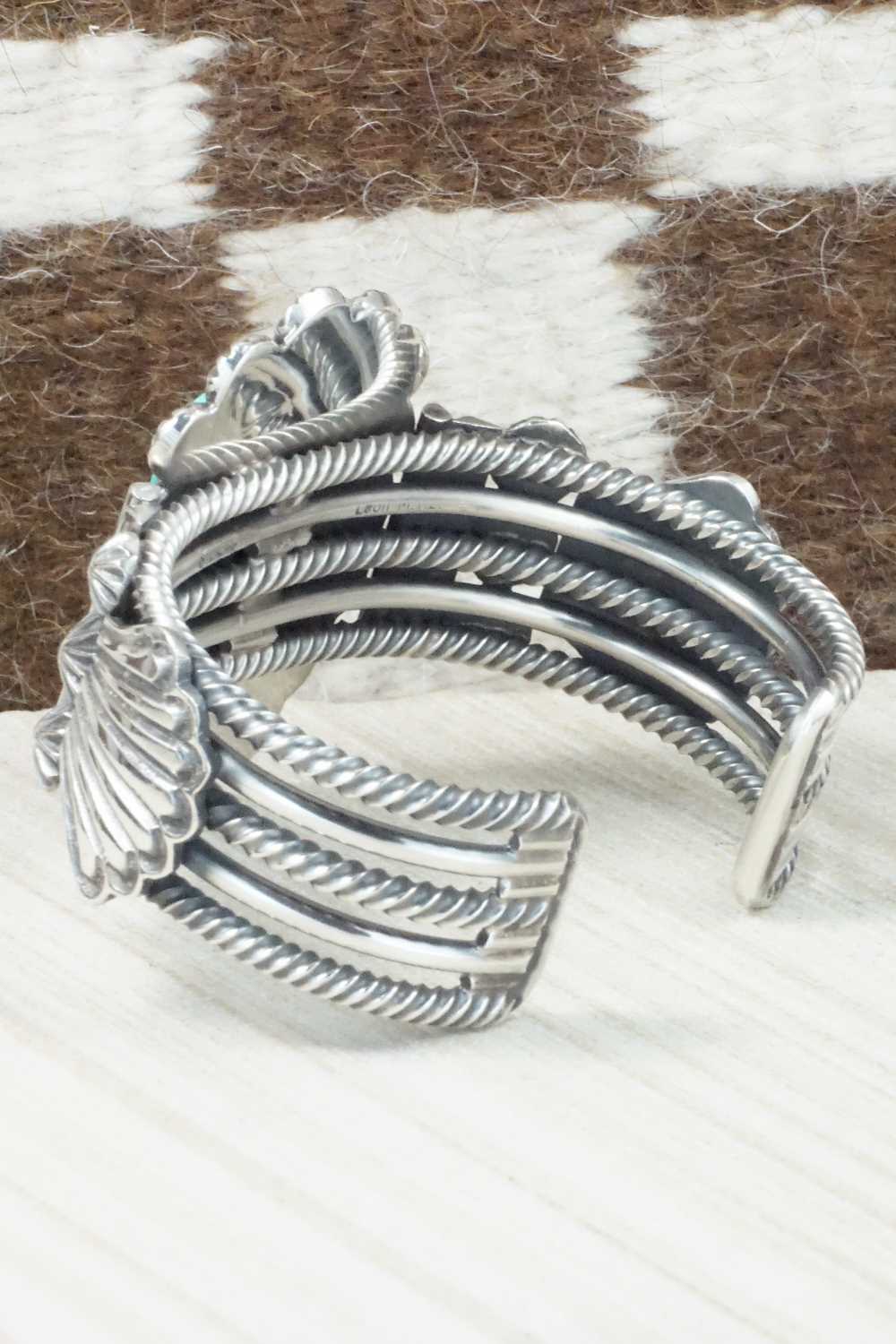 Turquoise & Sterling Silver Bracelet - Leon Martinez