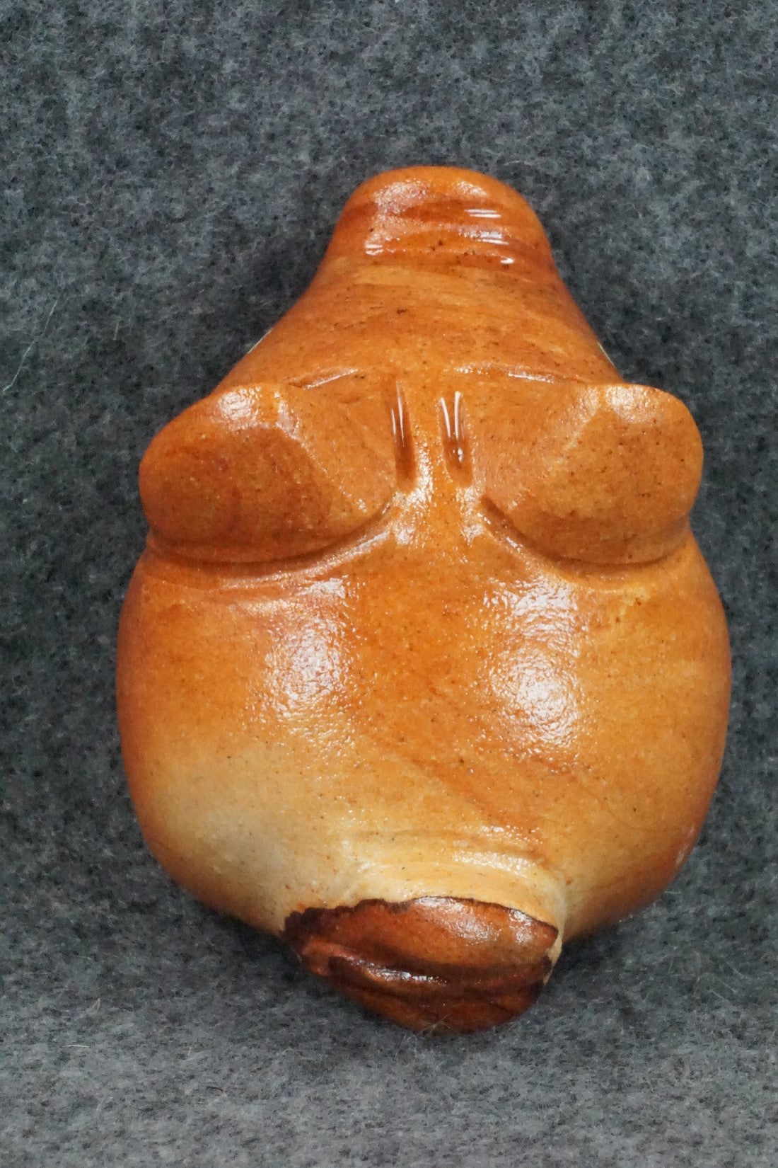Pig Zuni Fetish Carving - Louise Ponchuella