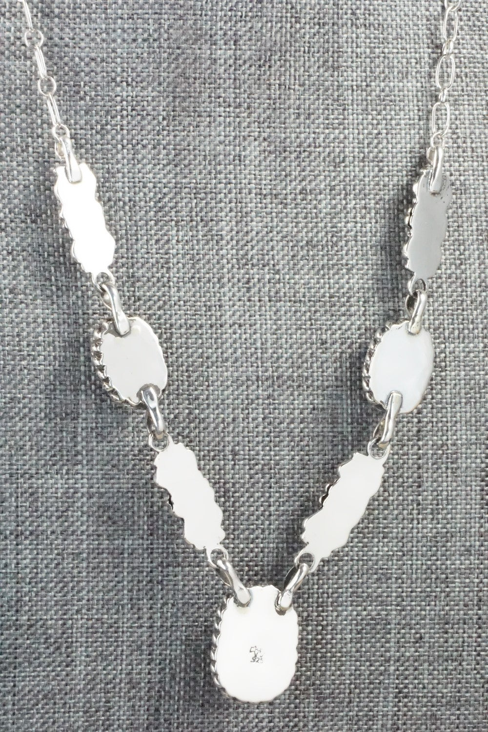 Turquoise & Sterling Silver Necklace - Gilbert Smith