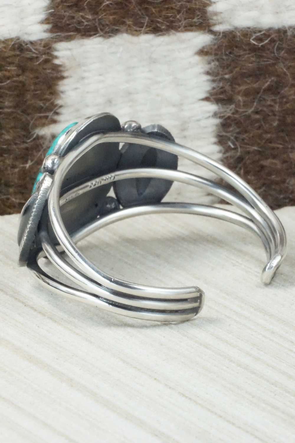 Turquoise & Sterling Silver Bracelet - Leon Martinez