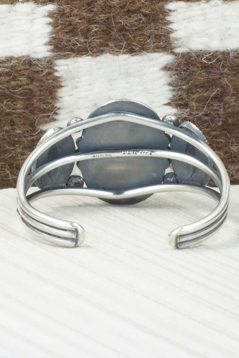 Turquoise & Sterling Silver Bracelet - Leon Martinez