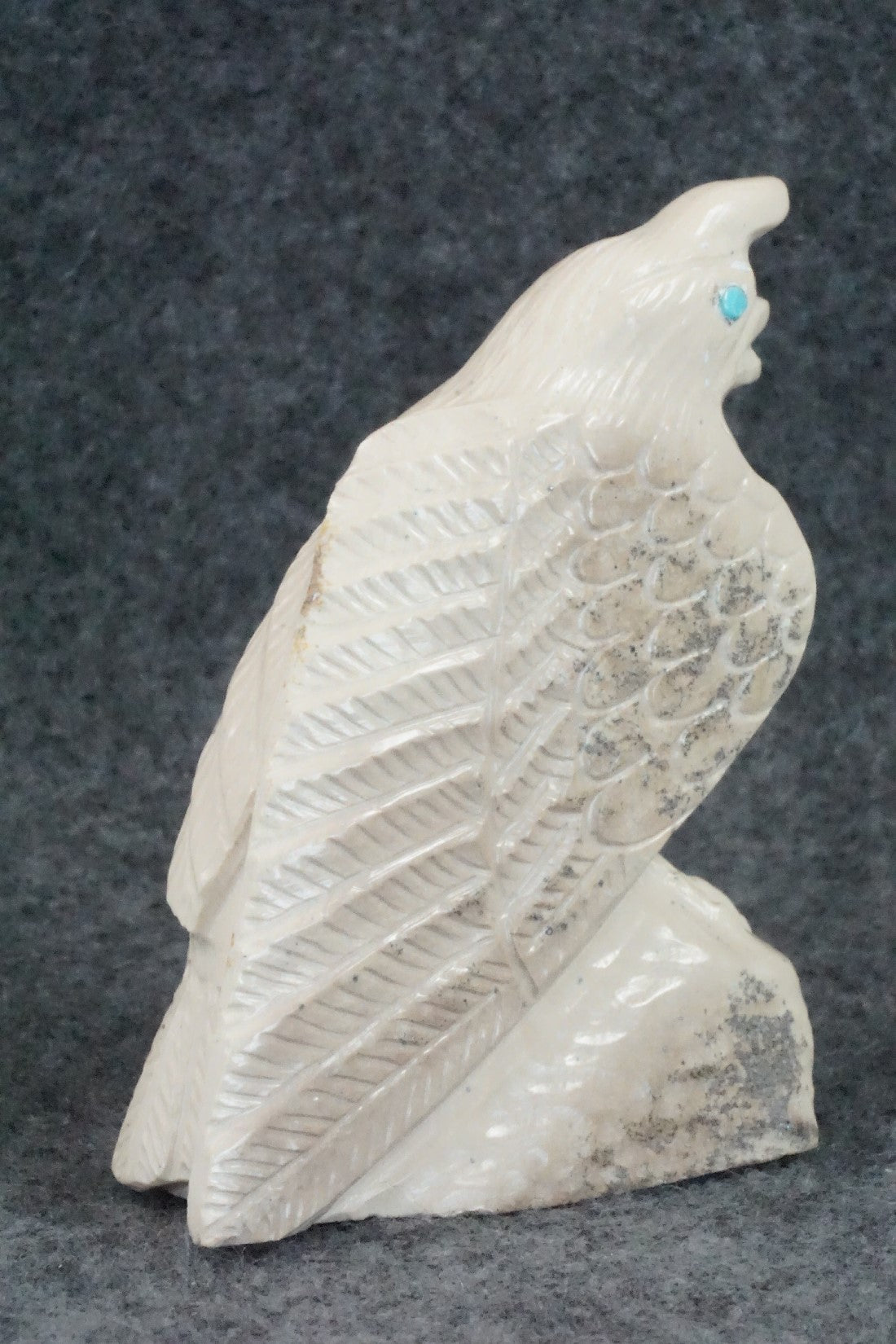 Quail Zuni Fetish Carving - Derrick Kaamasee