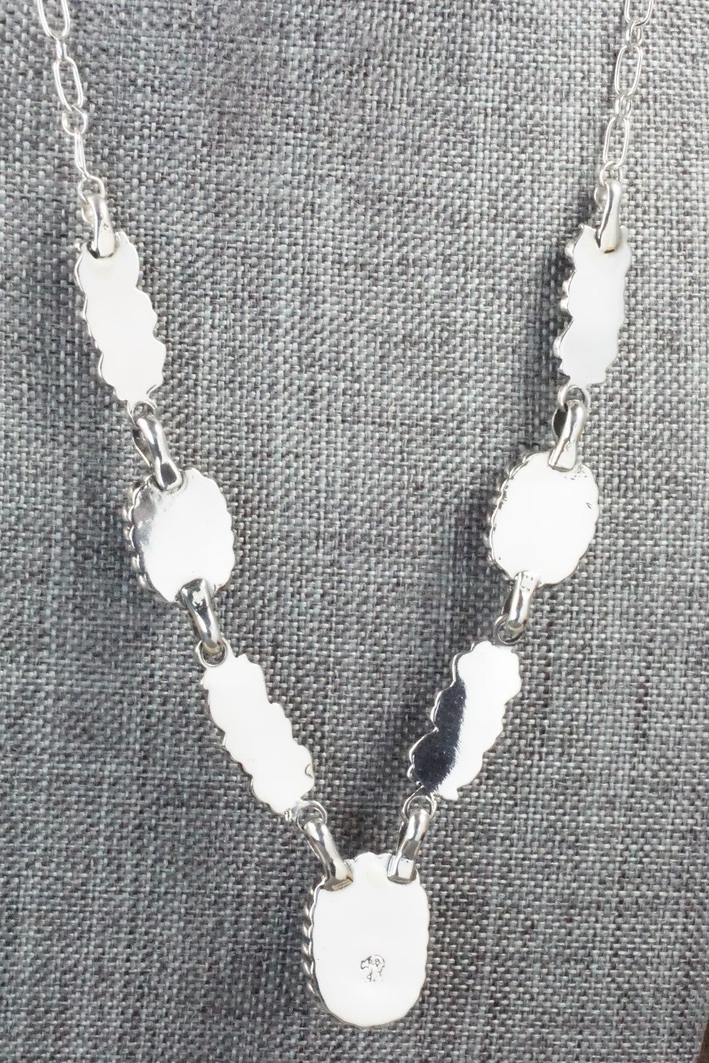 Turquoise & Sterling Silver Necklace - Gilbert Smith
