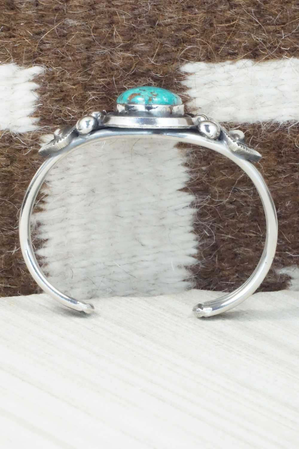 Turquoise & Sterling Silver Bracelet - Leon Martinez
