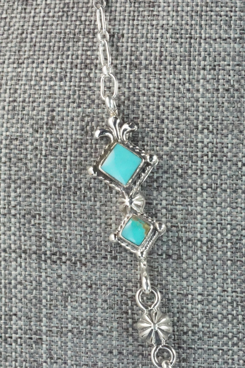 Turquoise & Sterling Silver Necklace - Bobby Platero