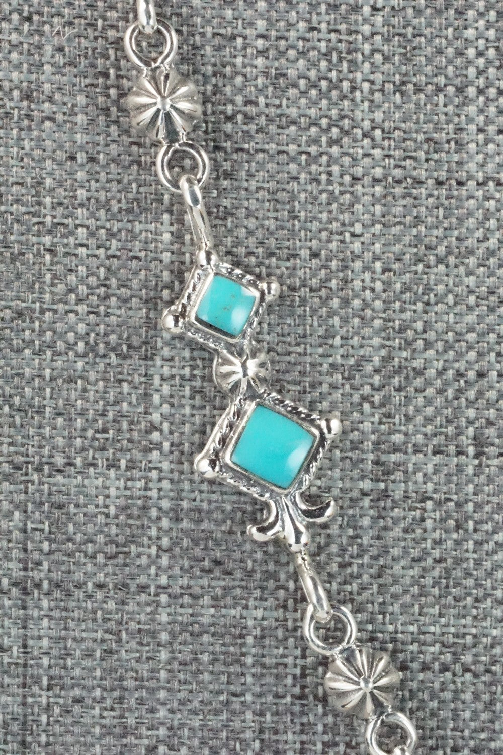 Turquoise & Sterling Silver Necklace - Bobby Platero